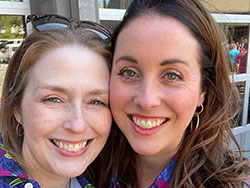 photo of Christa and Kathryn at Jencap