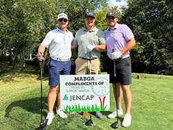 Jencap staff at golf outing